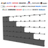 Preconfigured SEAMLESS Kitted Universal dvLED Mounting System