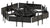 Multi-Display Ceiling Mount Six Telescoping Arms