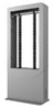 Portrait Back to Back Kiosk Slim Design Silver