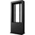 Portrait Back to Back Kiosk Slim Design Black