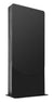 KIPC25 Portrait Kiosk Black Back View