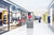 Portrait Back to Back Kiosk Slim Design Silver in Mall